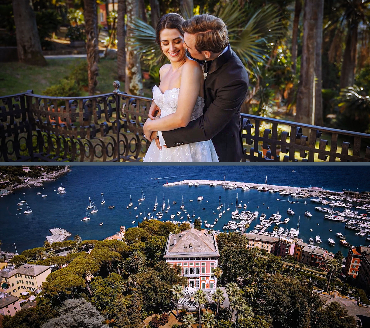 wedding video villa durazzo christina reed