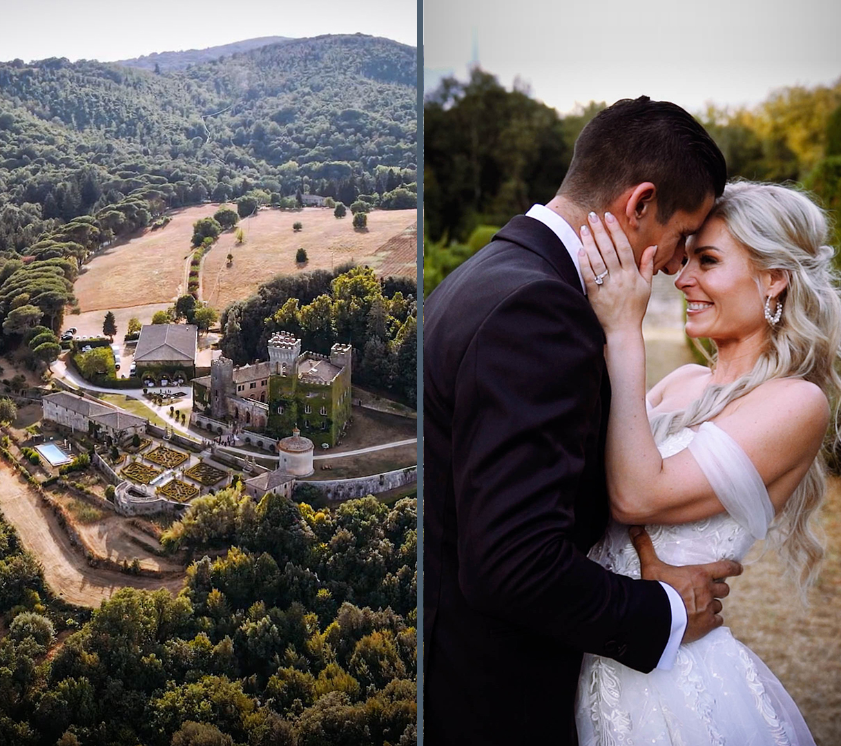 wedding video siena castello celsa geoff kaylee