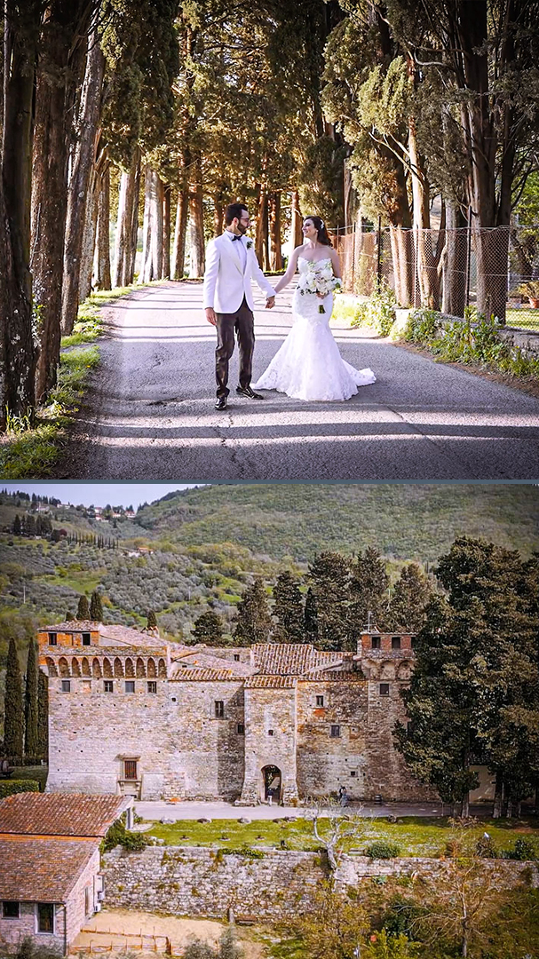 wedding video castello trebbio florence tuscany dana jacob