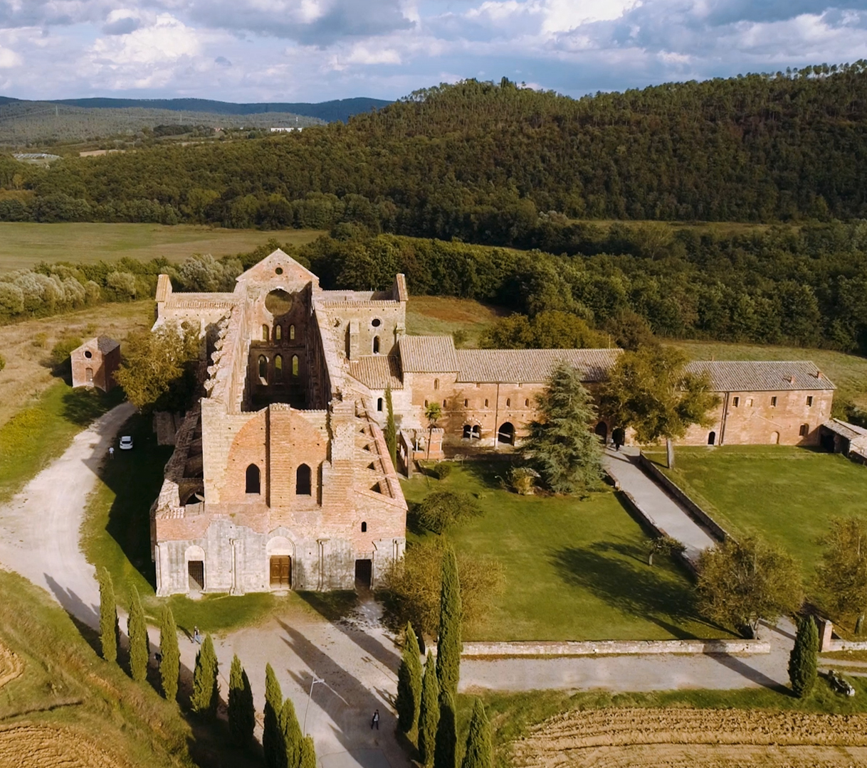 wedding video san galgano abbey erin fabian