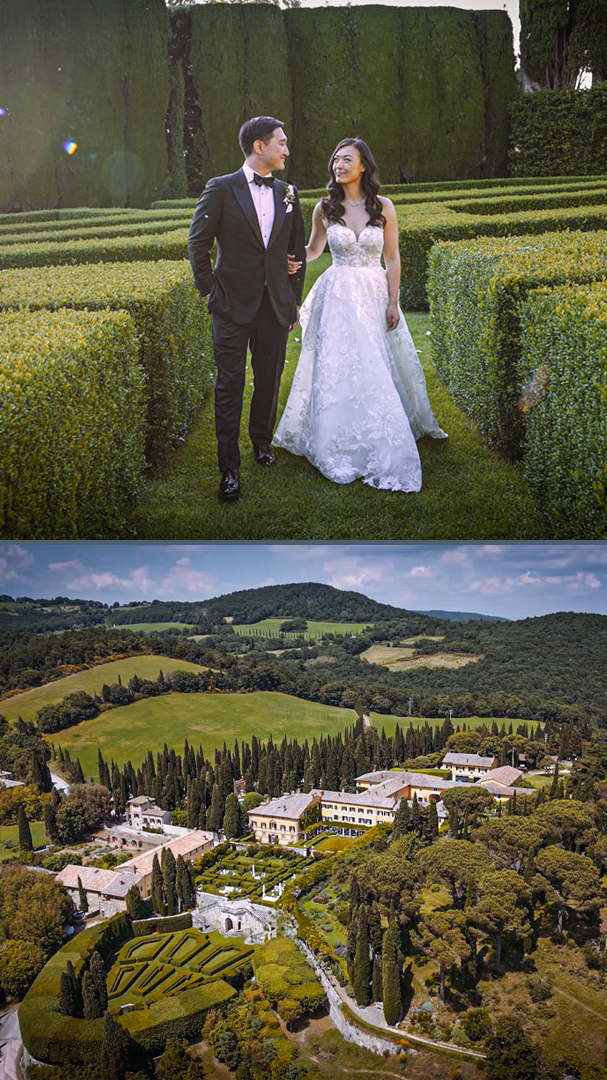 wedding video la foce yimei james