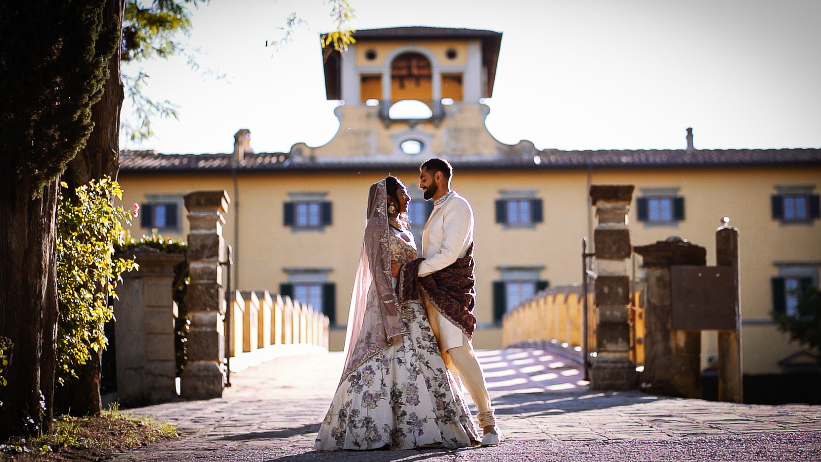 indian wedding video villa castelletti ami rohan tuscany florence