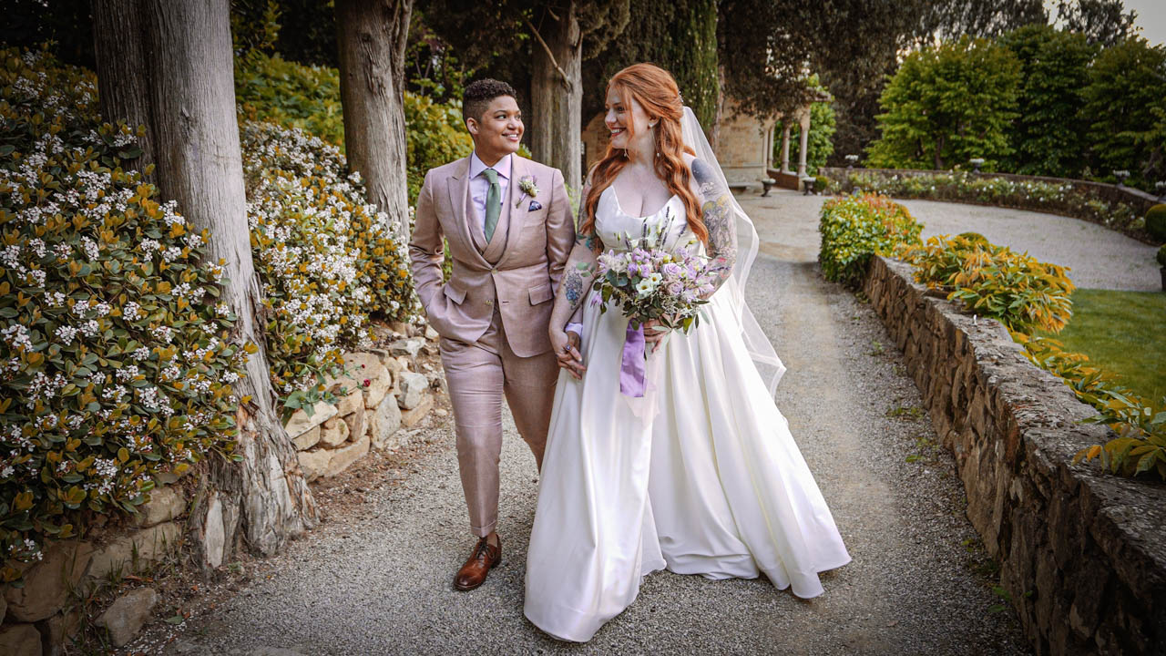 wedding video florence tuscany Ashliegh Stephanie