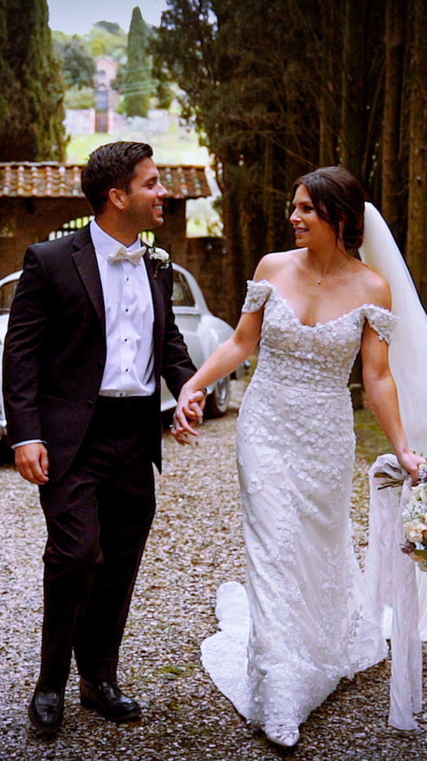 wedding video castello palagio florence tuscany kelsey justin