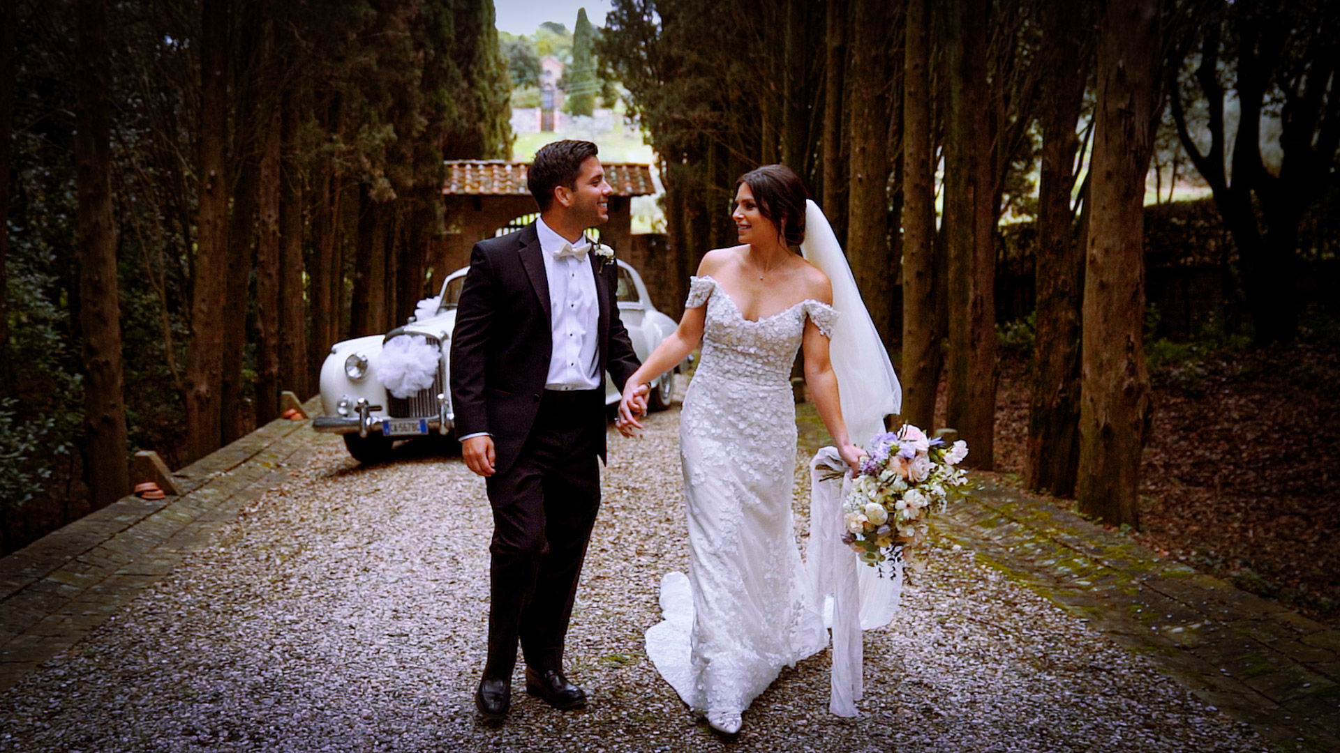 wedding video castello palagio florence tuscany kelsey justin