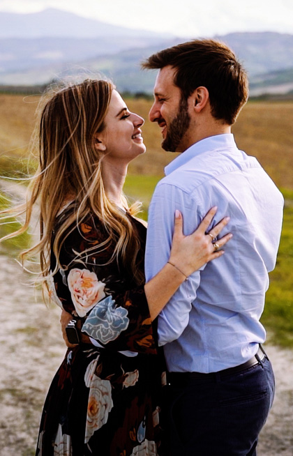 wedding proposal val d'orcia tuscany