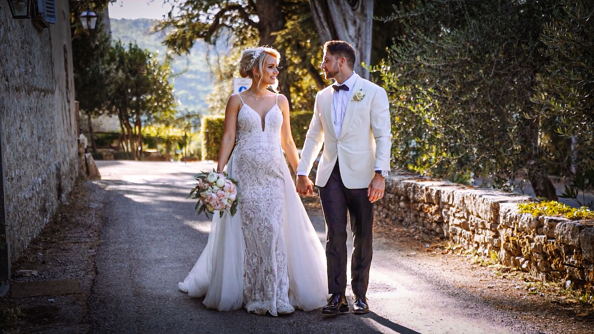 wedding video castello meleto tuscany siena liam danielle